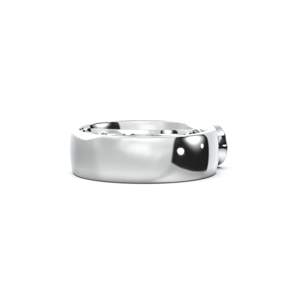 Round Bezel Men's Band