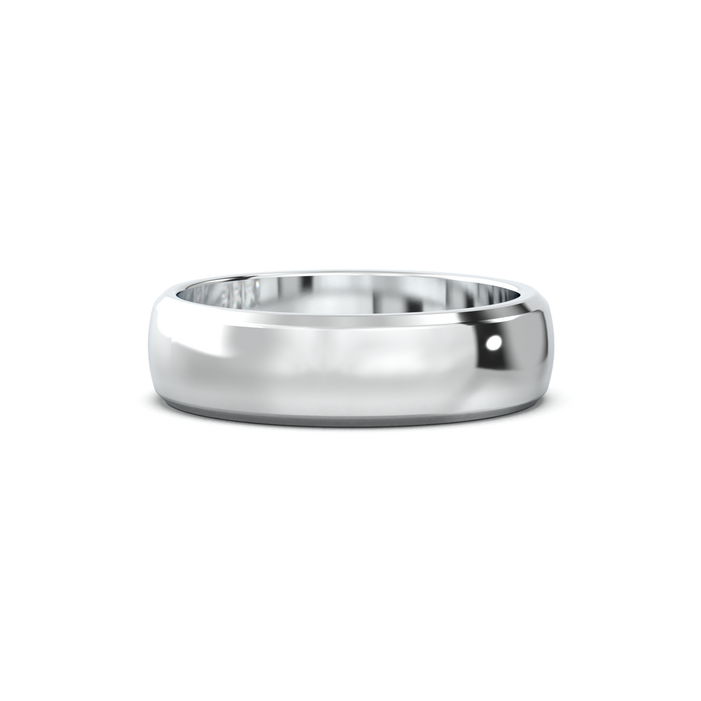 Three-Emerald Inlay Men's Band
