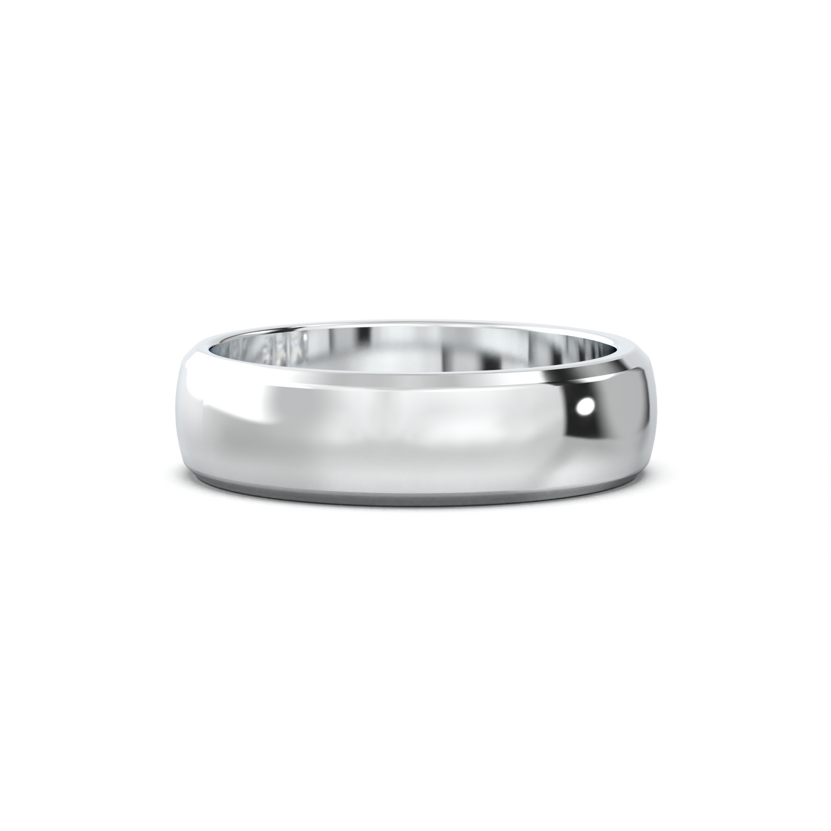 Three-Emerald Inlay Men's Band