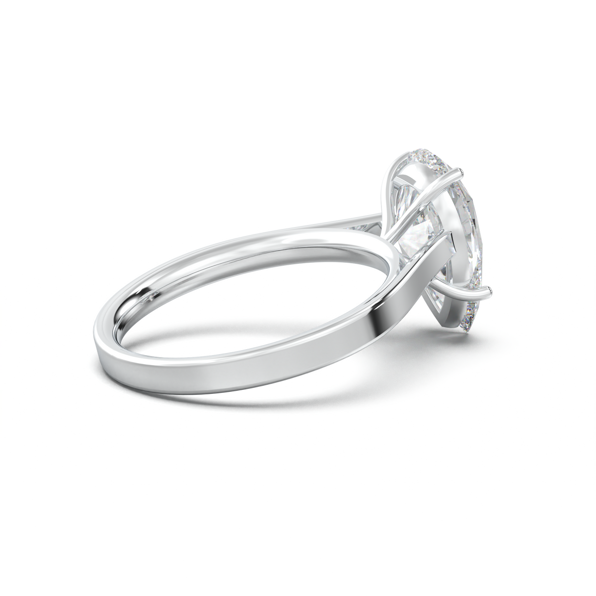 Pear Solitaire Engagement Ring