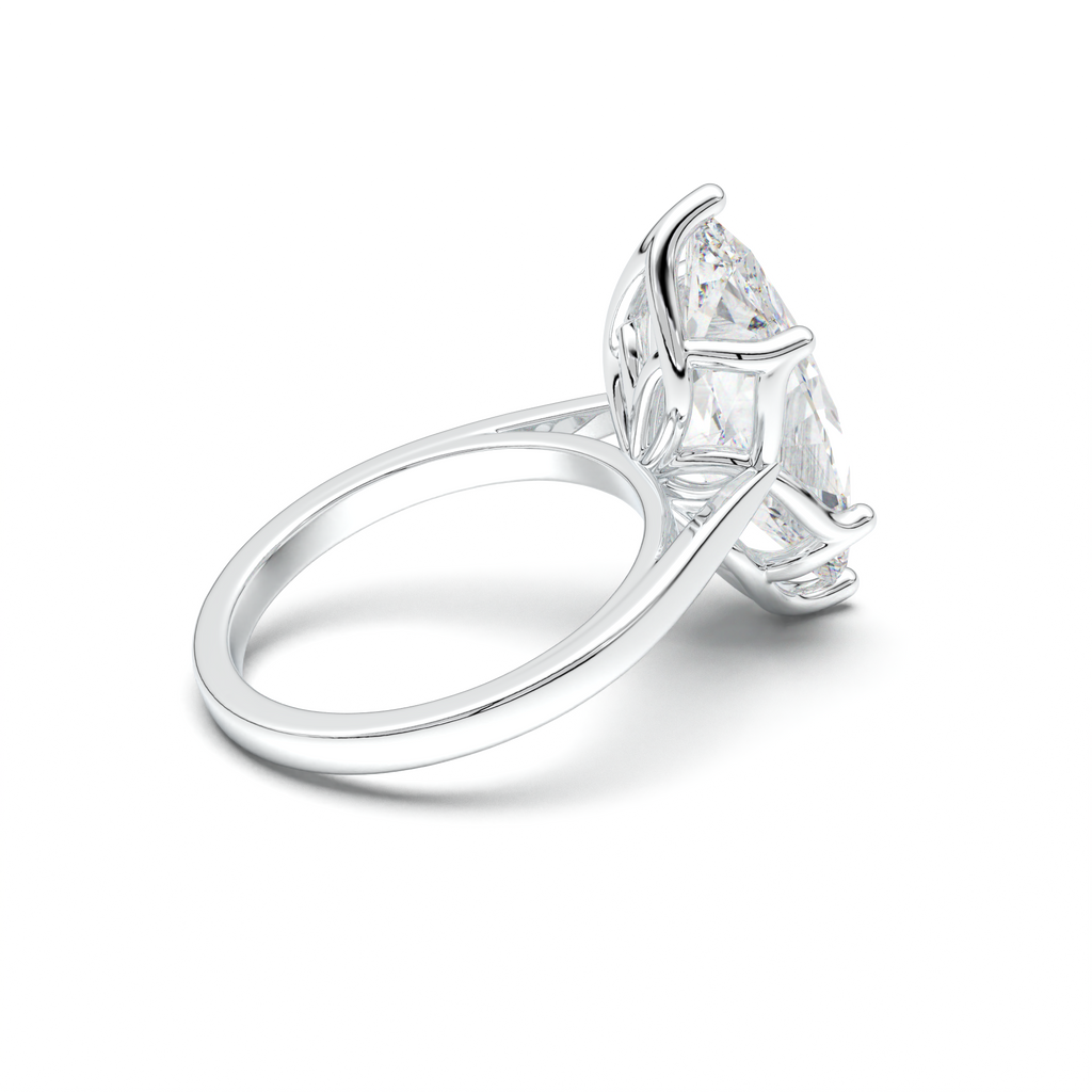 Marquise Solitaire Engagement Ring