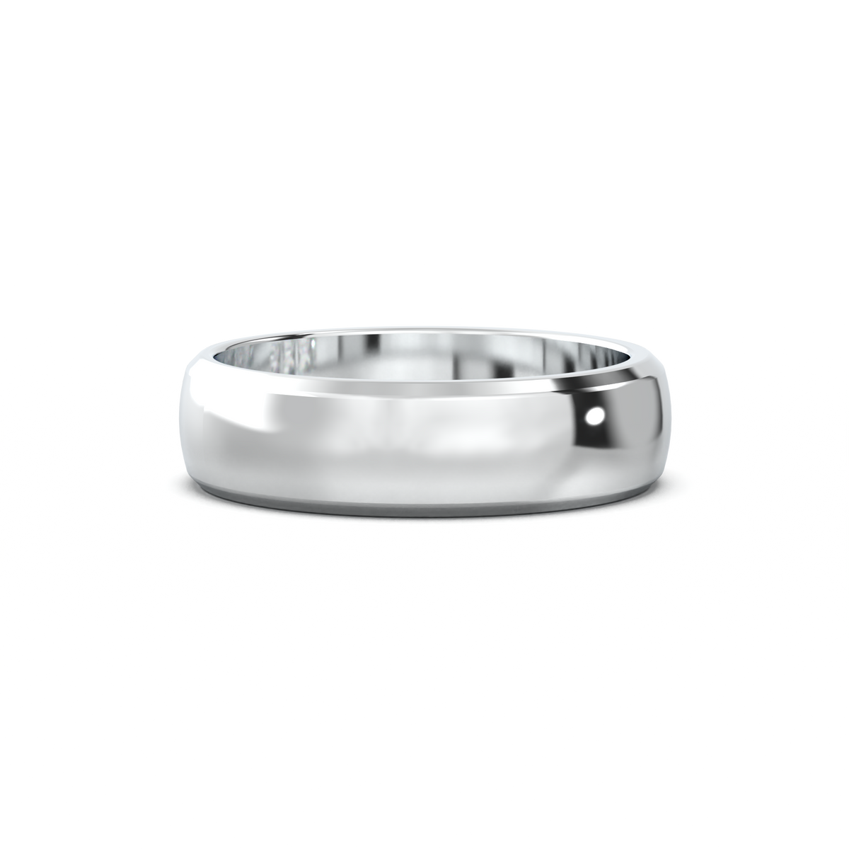 Three-Emerald Inlay Men's Band