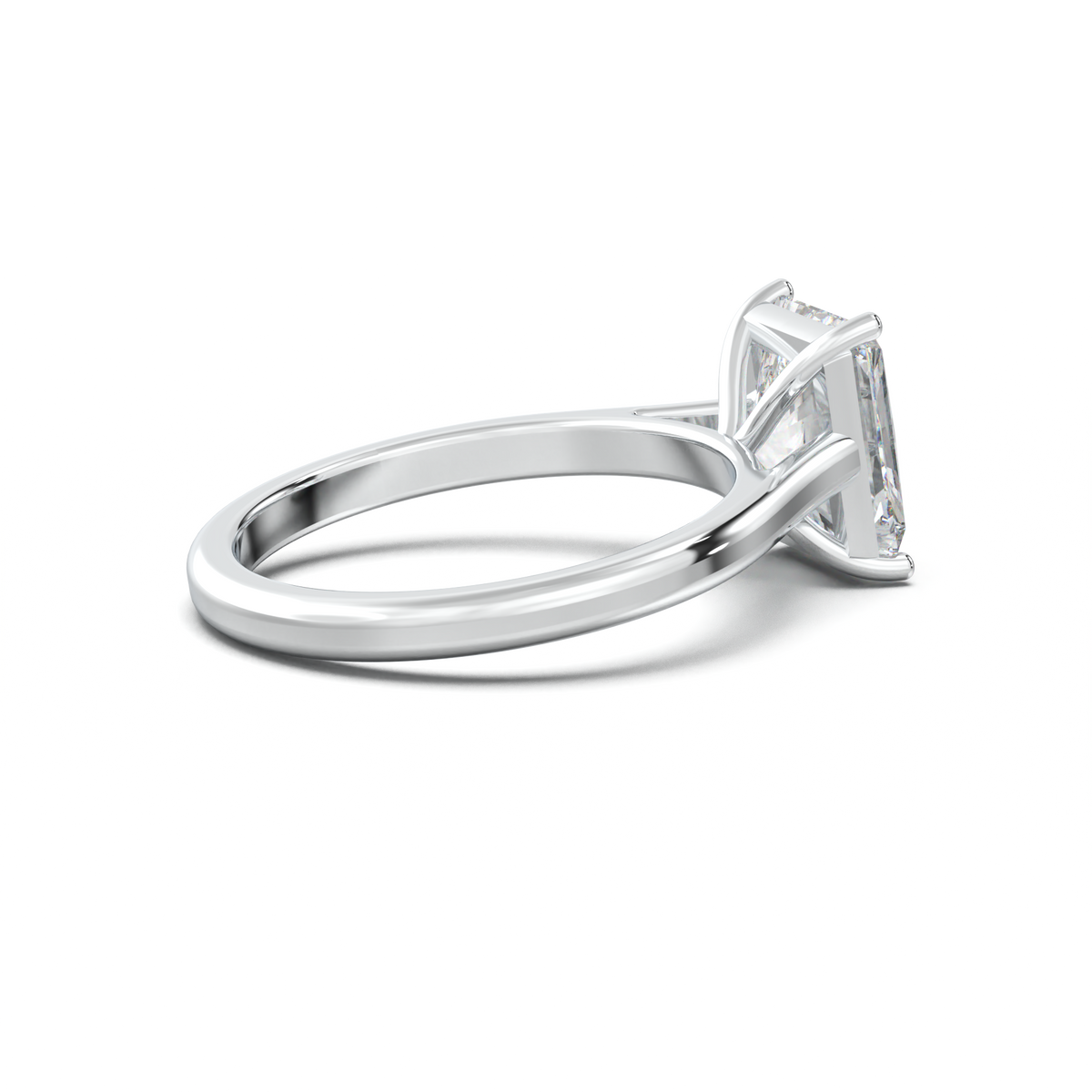 Radiant Solitaire Engagement Ring