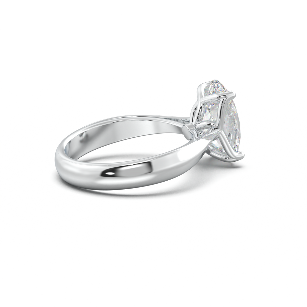 Oval Solitaire Engagement Ring