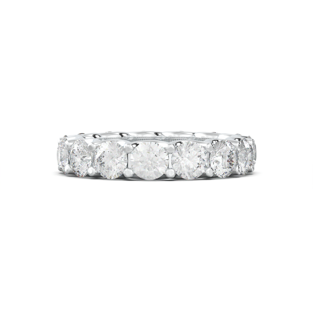 Round Eternity Wedding Band