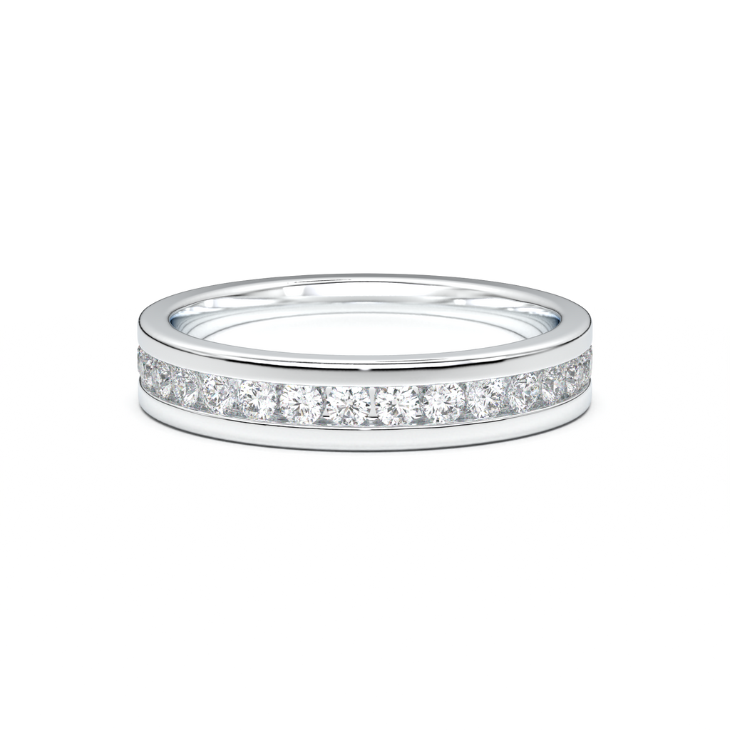 Channel-Set Diamond Men's Band