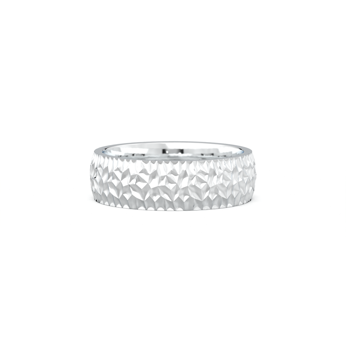 Hammered Texture Men's Band