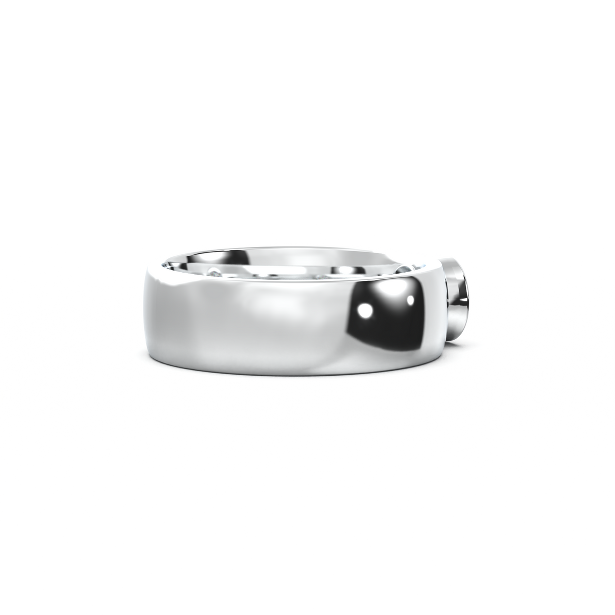 Round Bezel Men's Band