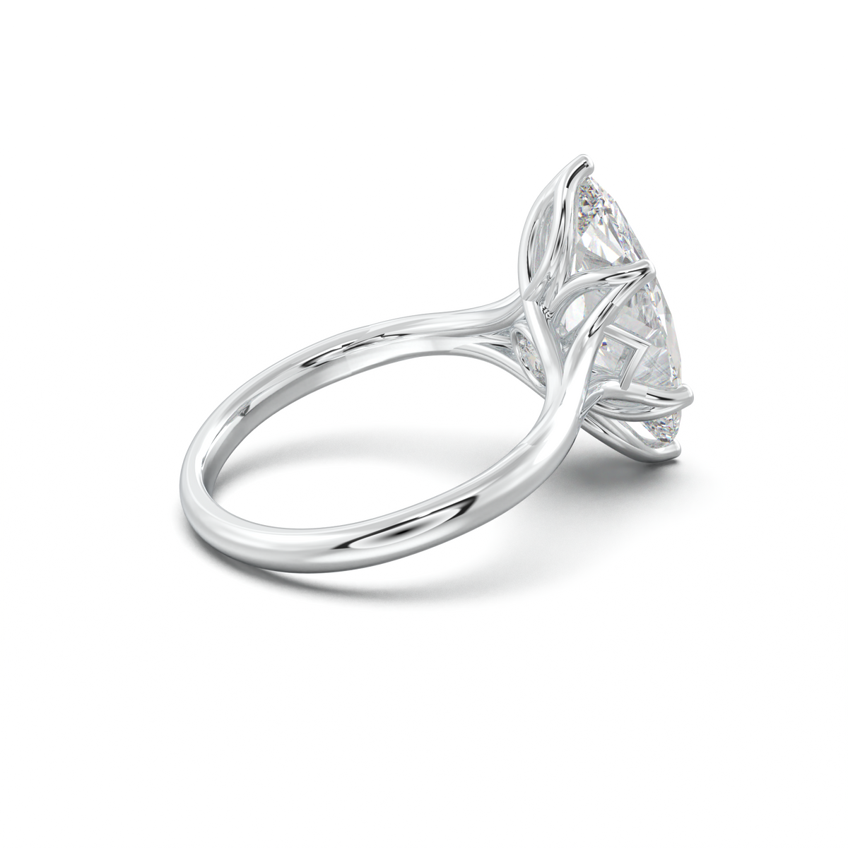 Marquise Solitaire with Hidden Diamond Accent