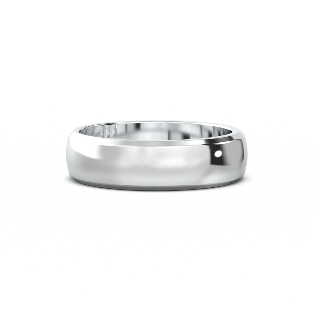 Three-Emerald Inlay Men's Band