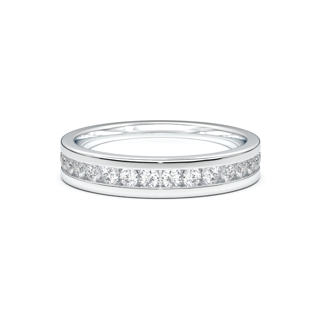 Channel-Set Diamond Men's Band