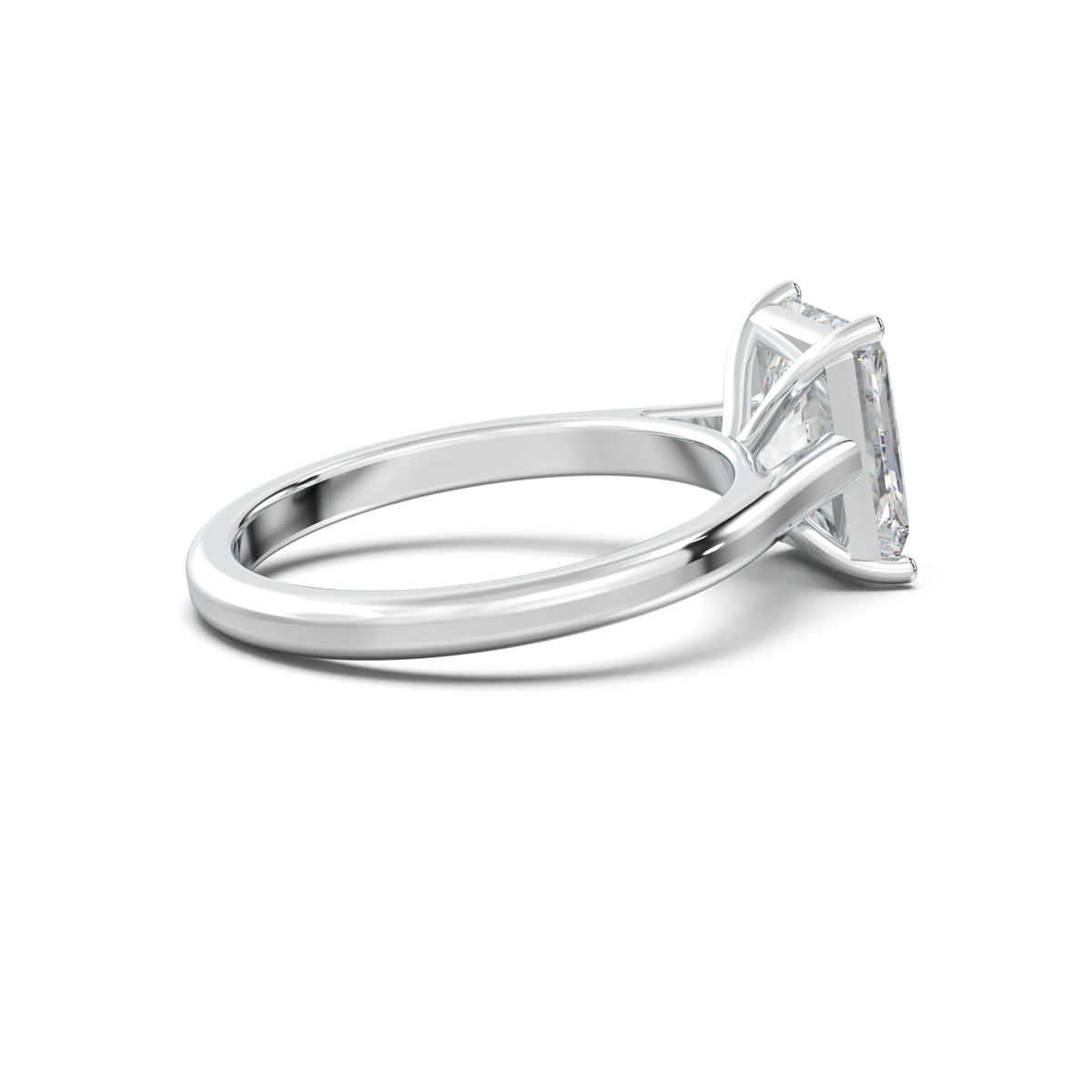 Radiant Solitaire Engagement Ring