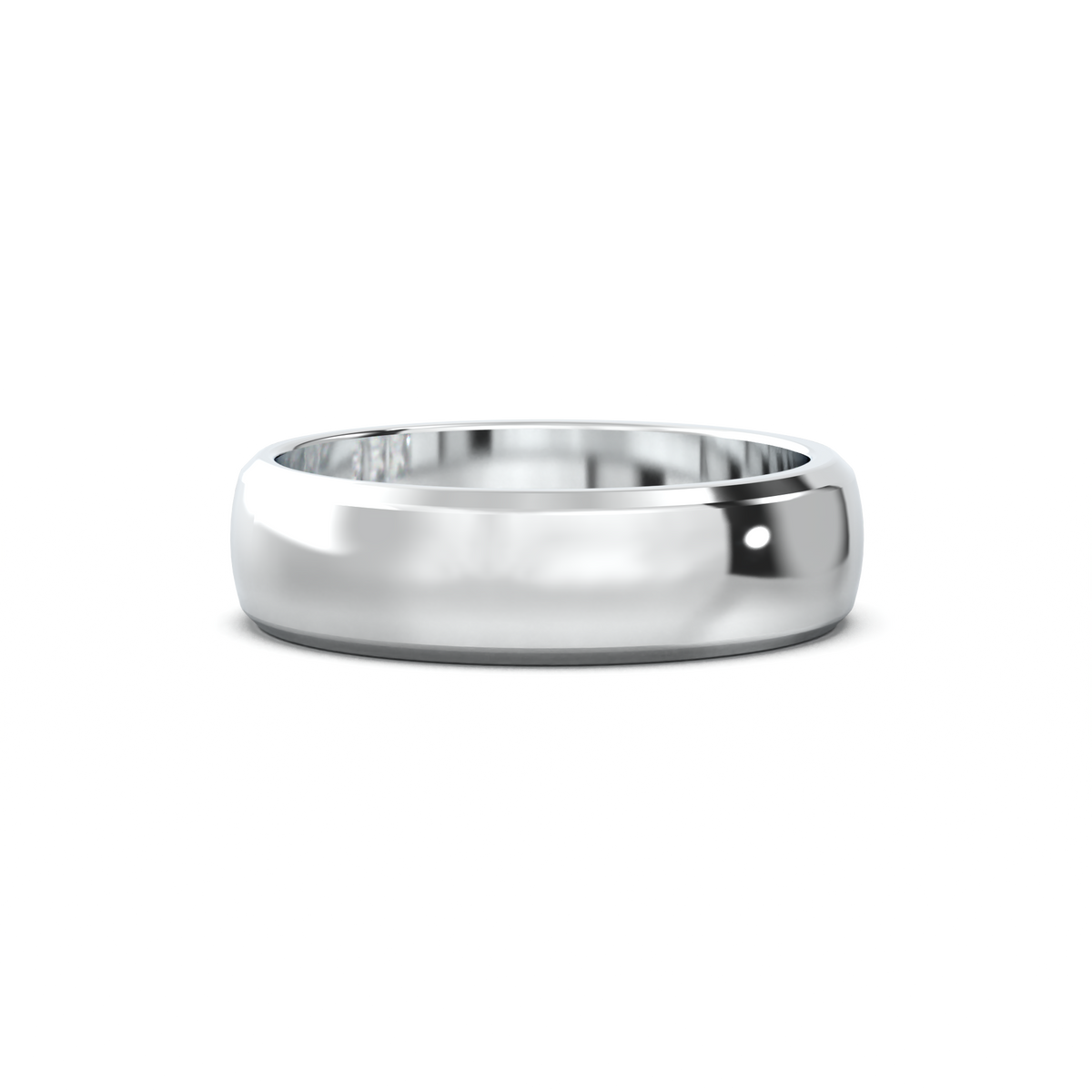 Three-Emerald Inlay Men's Band