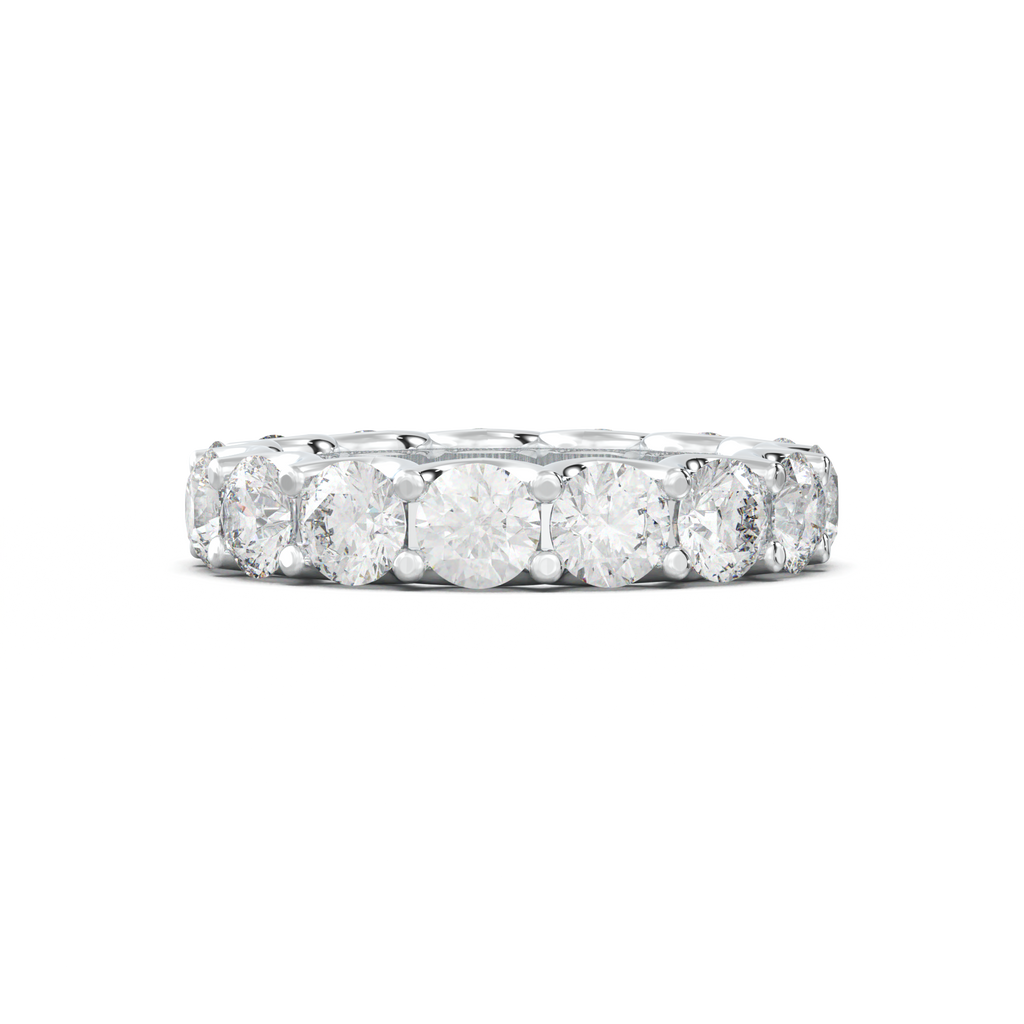 Round Eternity Wedding Band