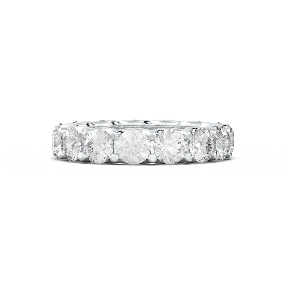 Round Eternity Wedding Band