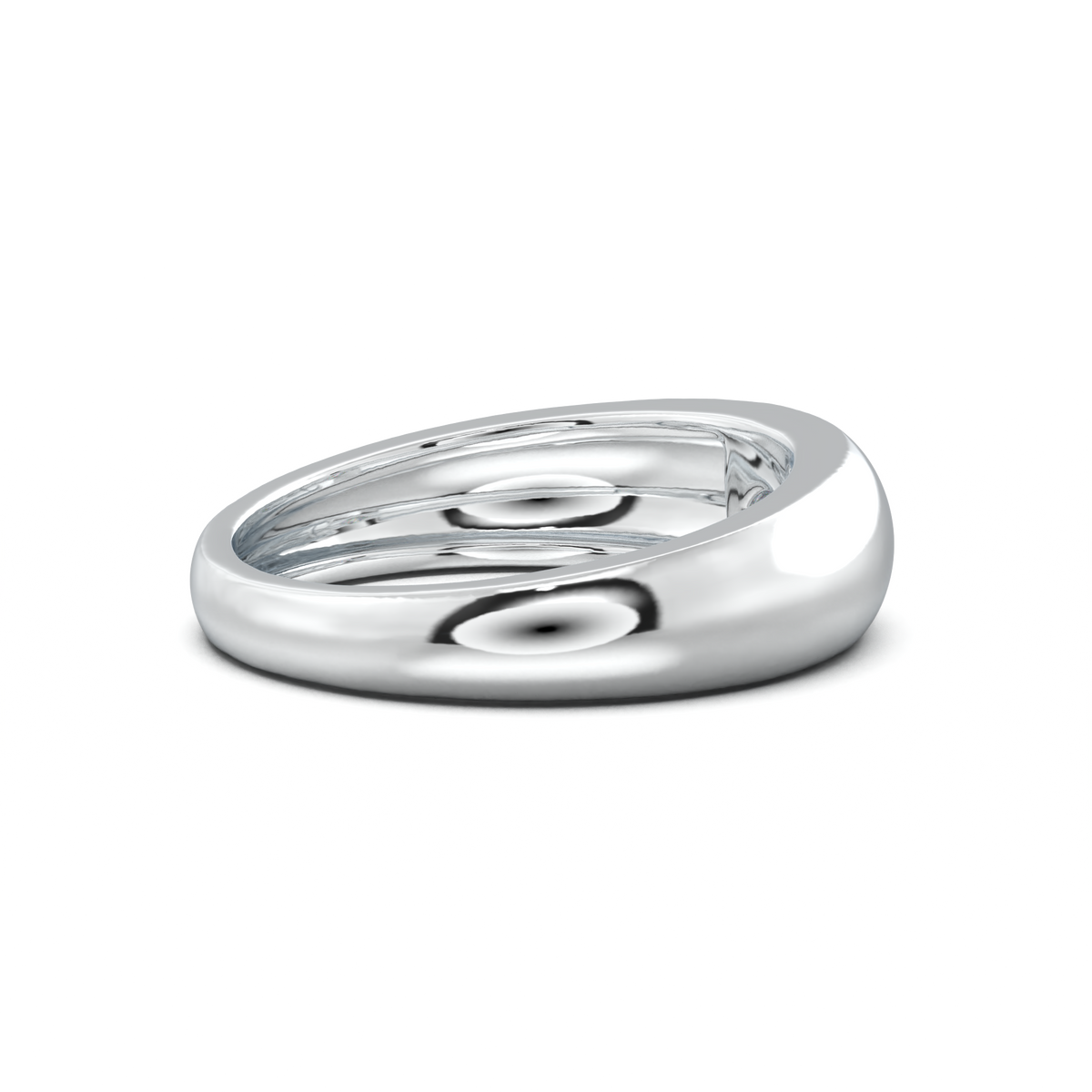 Flush-Set Marquise Men's Band