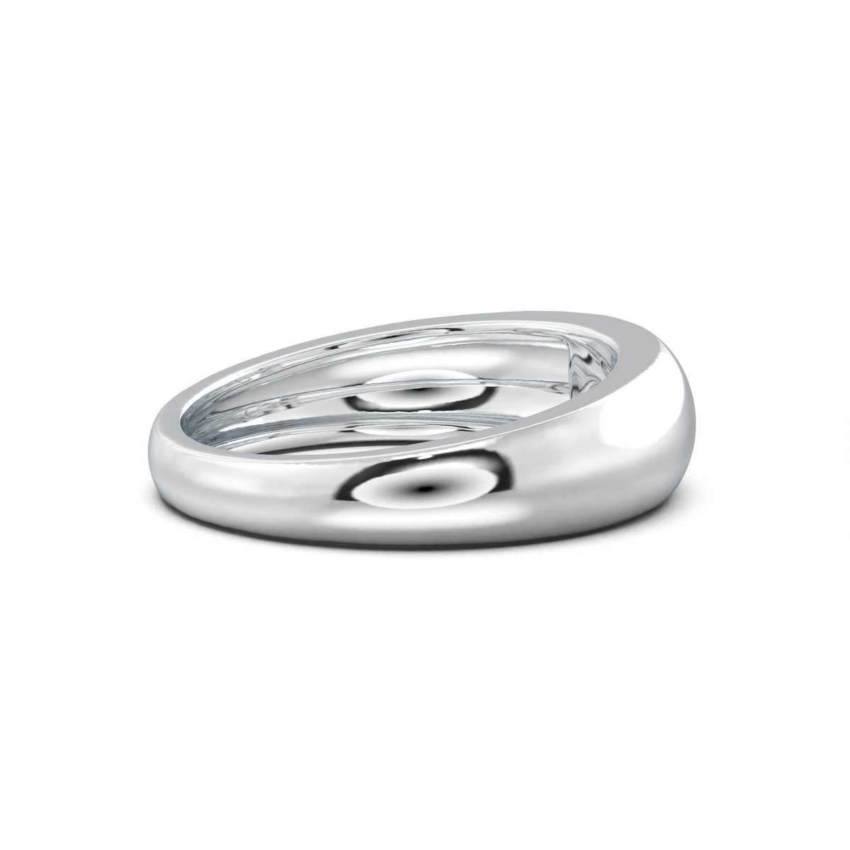 Flush-Set Marquise Men's Band
