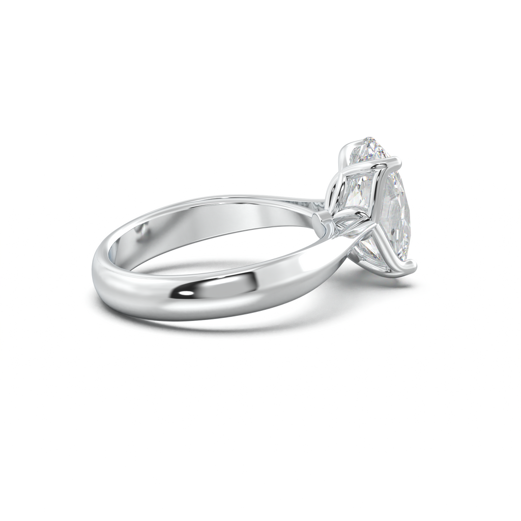 Oval Solitaire Engagement Ring