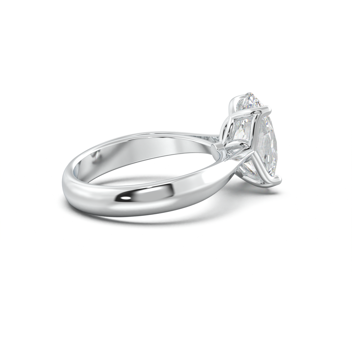 Oval Solitaire Engagement Ring