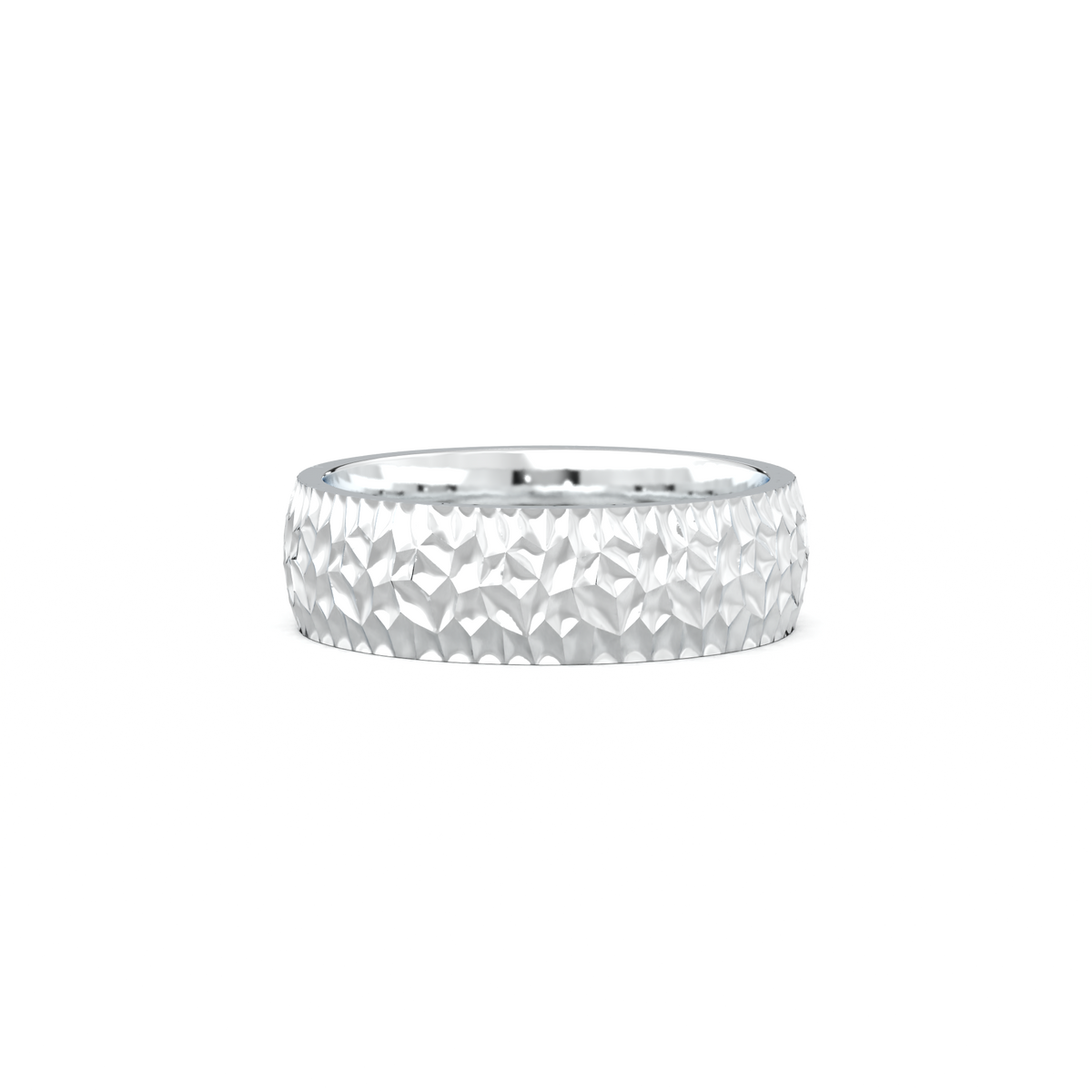 Hammered Texture Men's Band