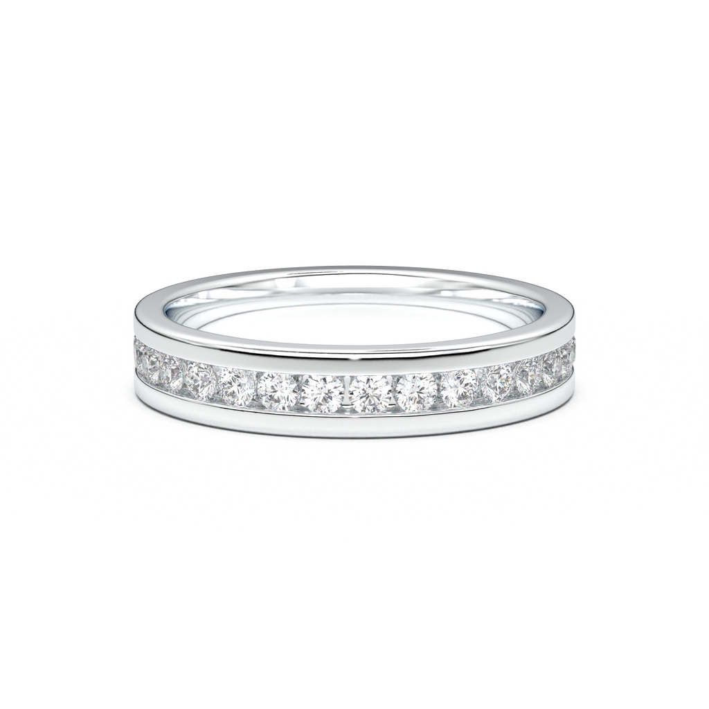 Channel-Set Diamond Men's Band