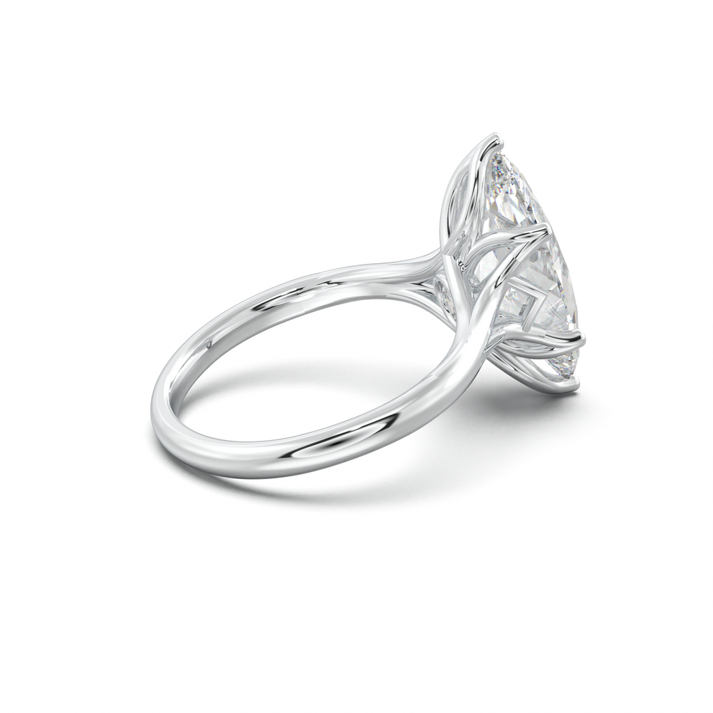 Marquise Solitaire with Hidden Diamond Accent