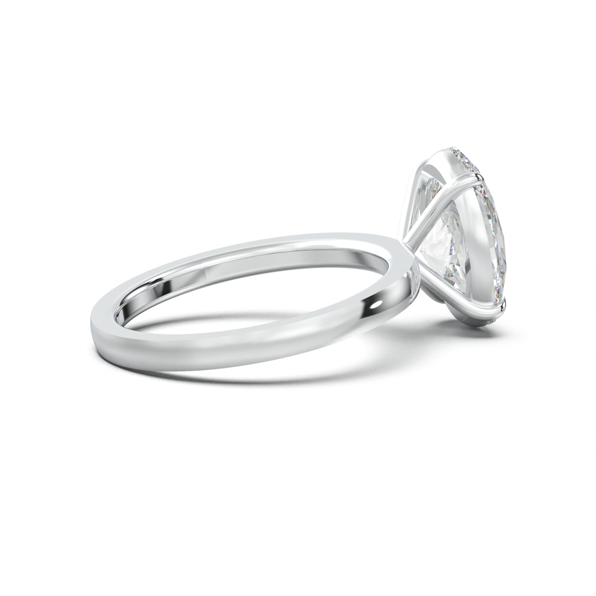 Oval Solitaire Engagement Ring