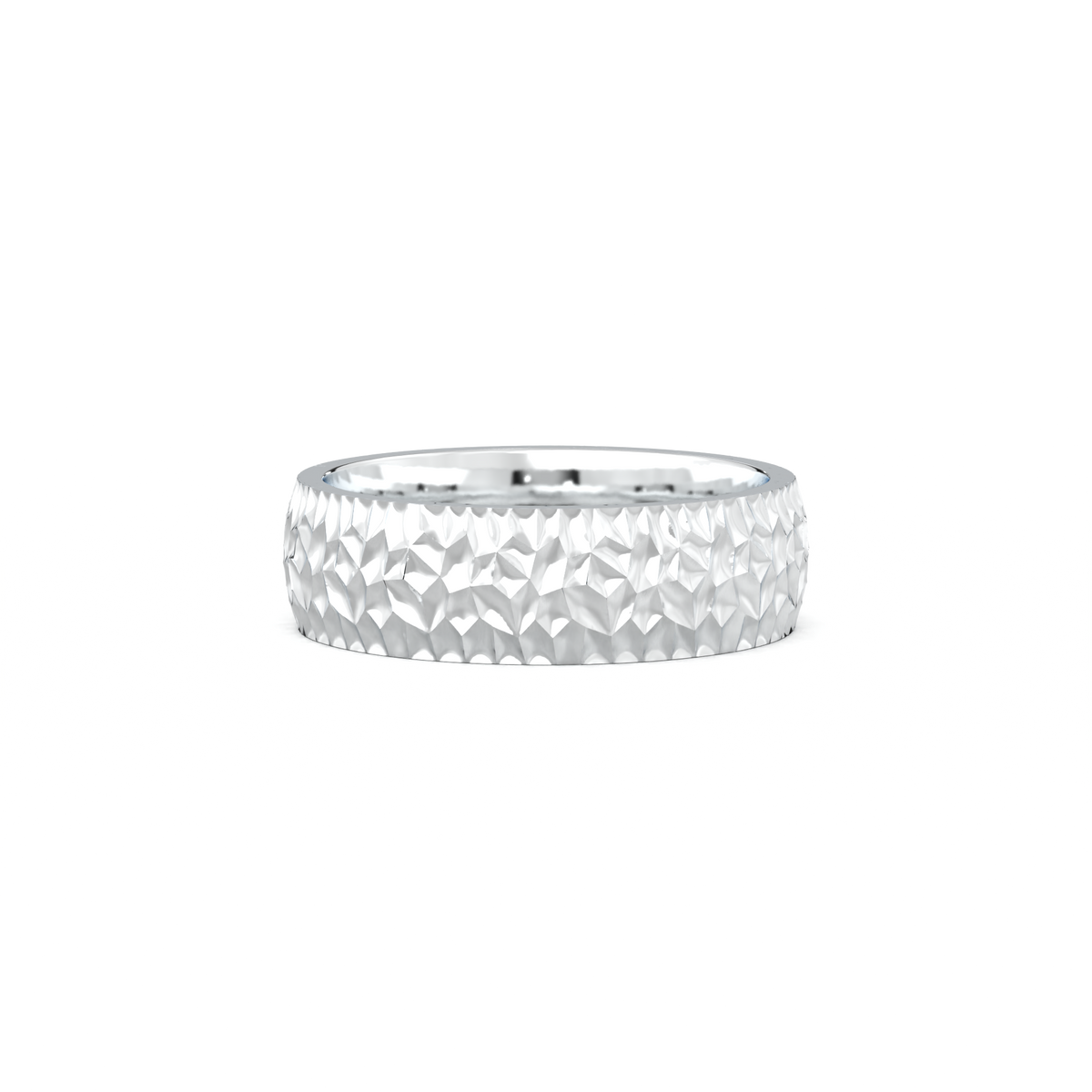 Hammered Texture Men's Band