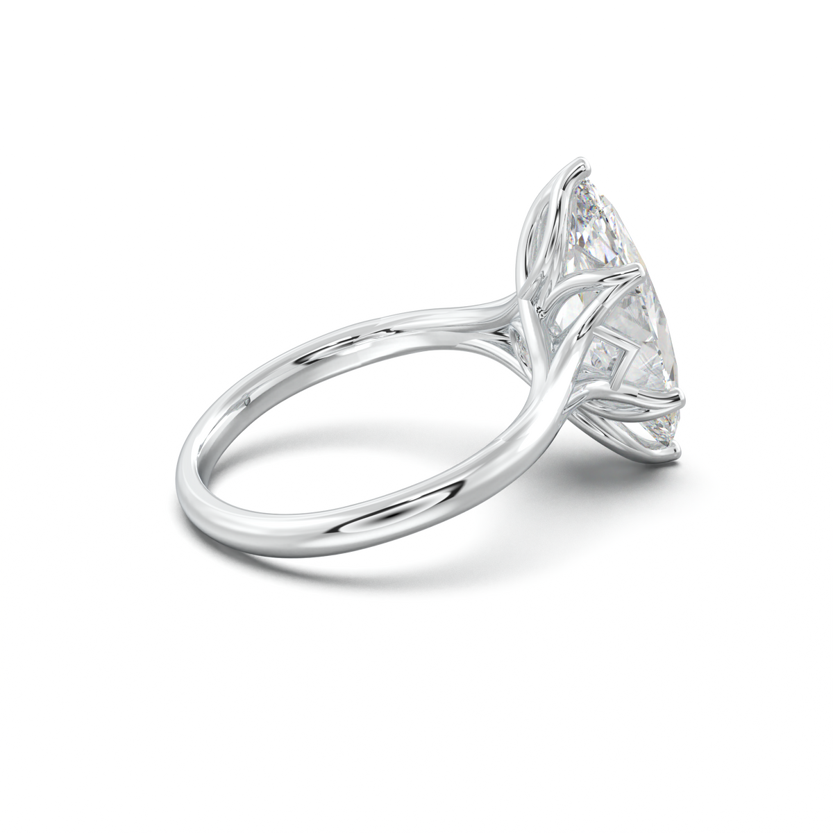 Marquise Solitaire with Hidden Diamond Accent