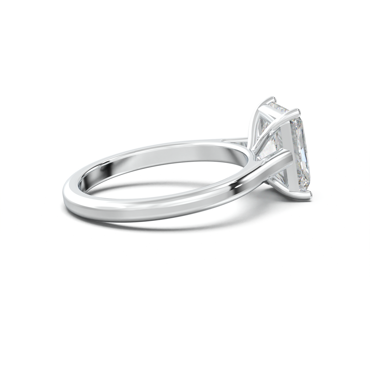 Radiant Solitaire Engagement Ring