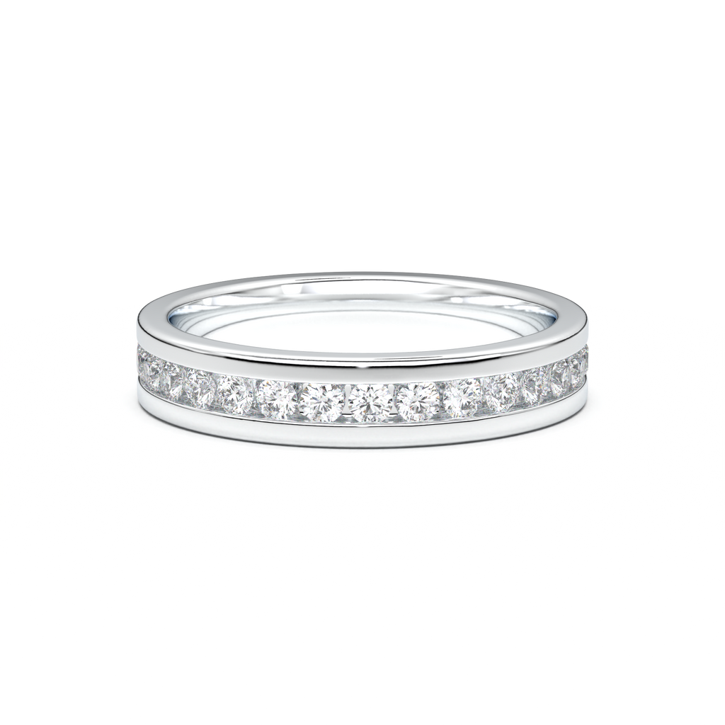 Channel-Set Diamond Men's Band