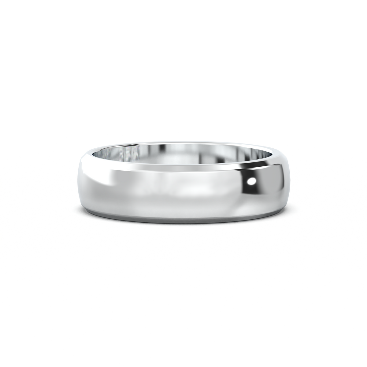 Three-Emerald Inlay Men's Band