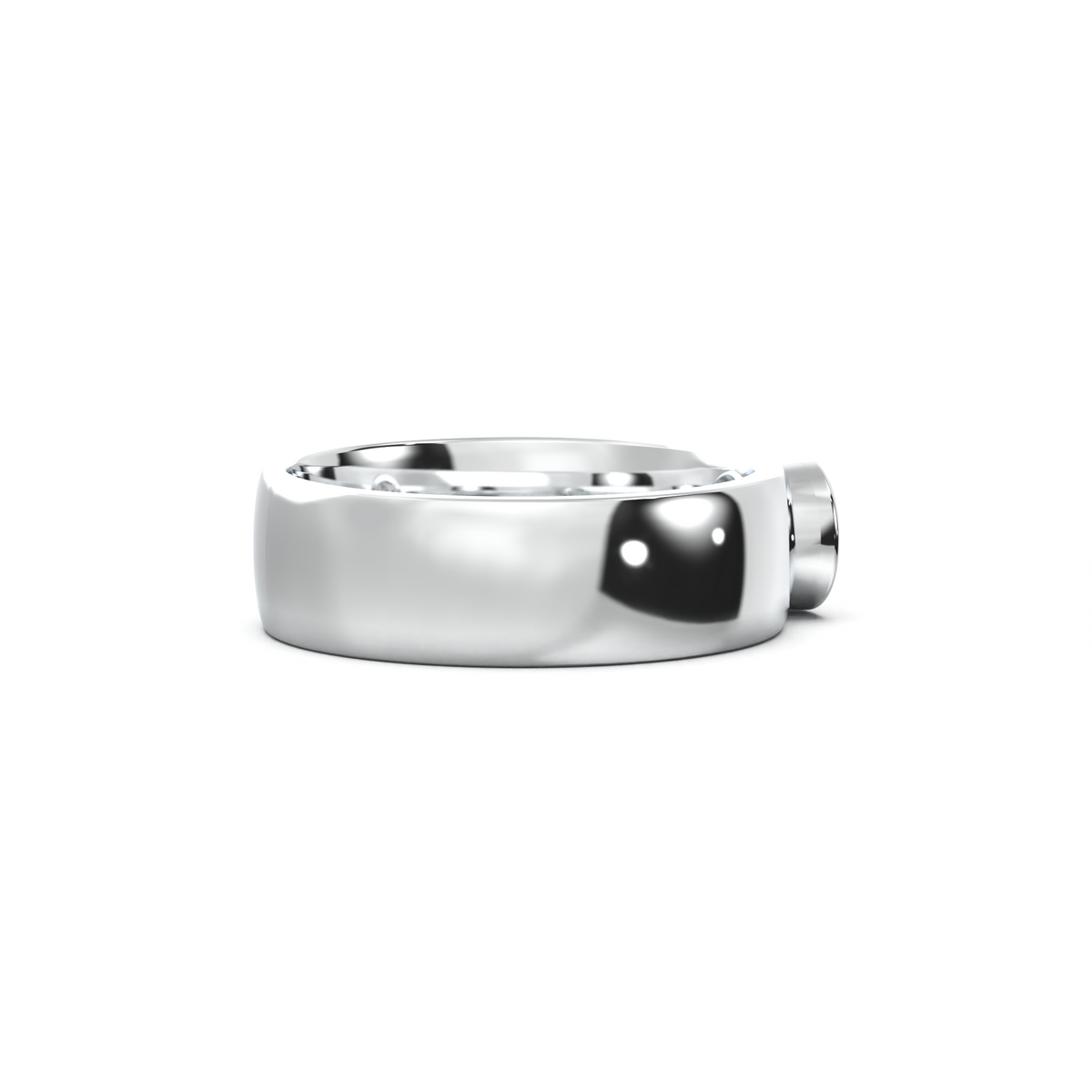 Round Bezel Men's Band