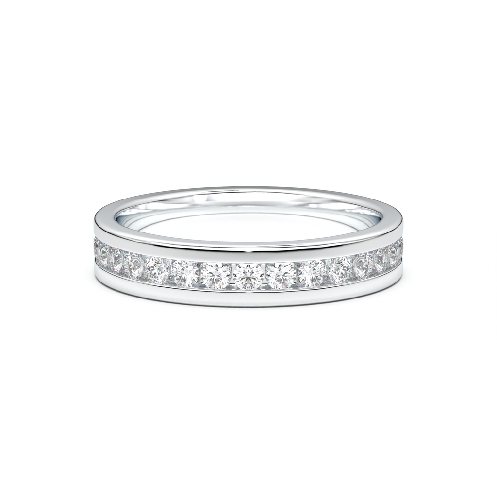 Channel-Set Diamond Men's Band