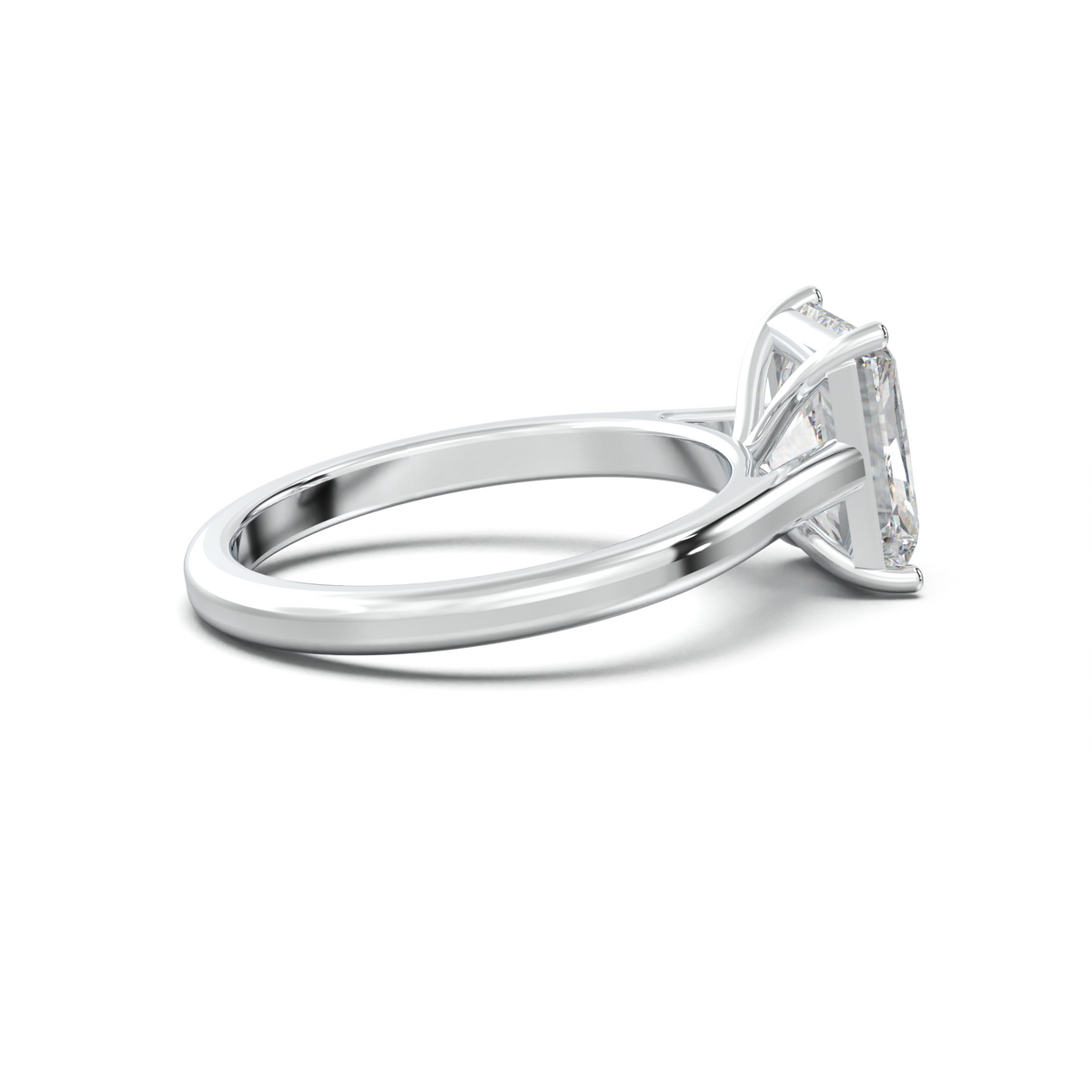 Radiant Solitaire Engagement Ring
