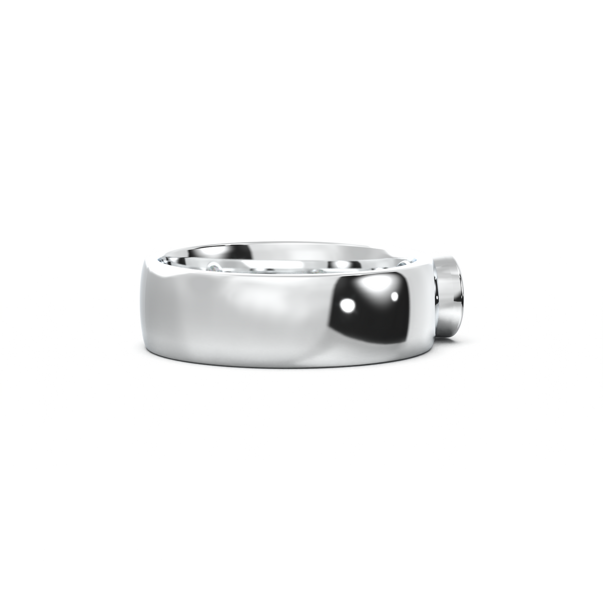 Round Bezel Men's Band