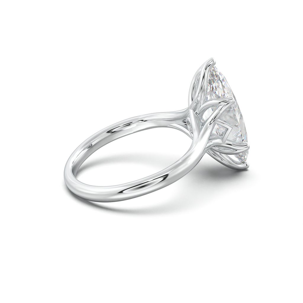 Marquise Solitaire with Hidden Diamond Accent