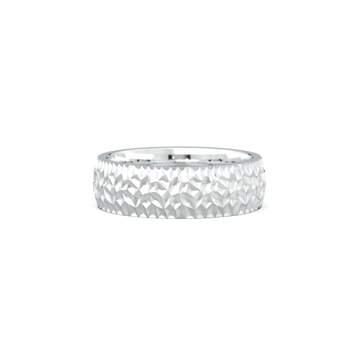 Hammered Texture Men's Band