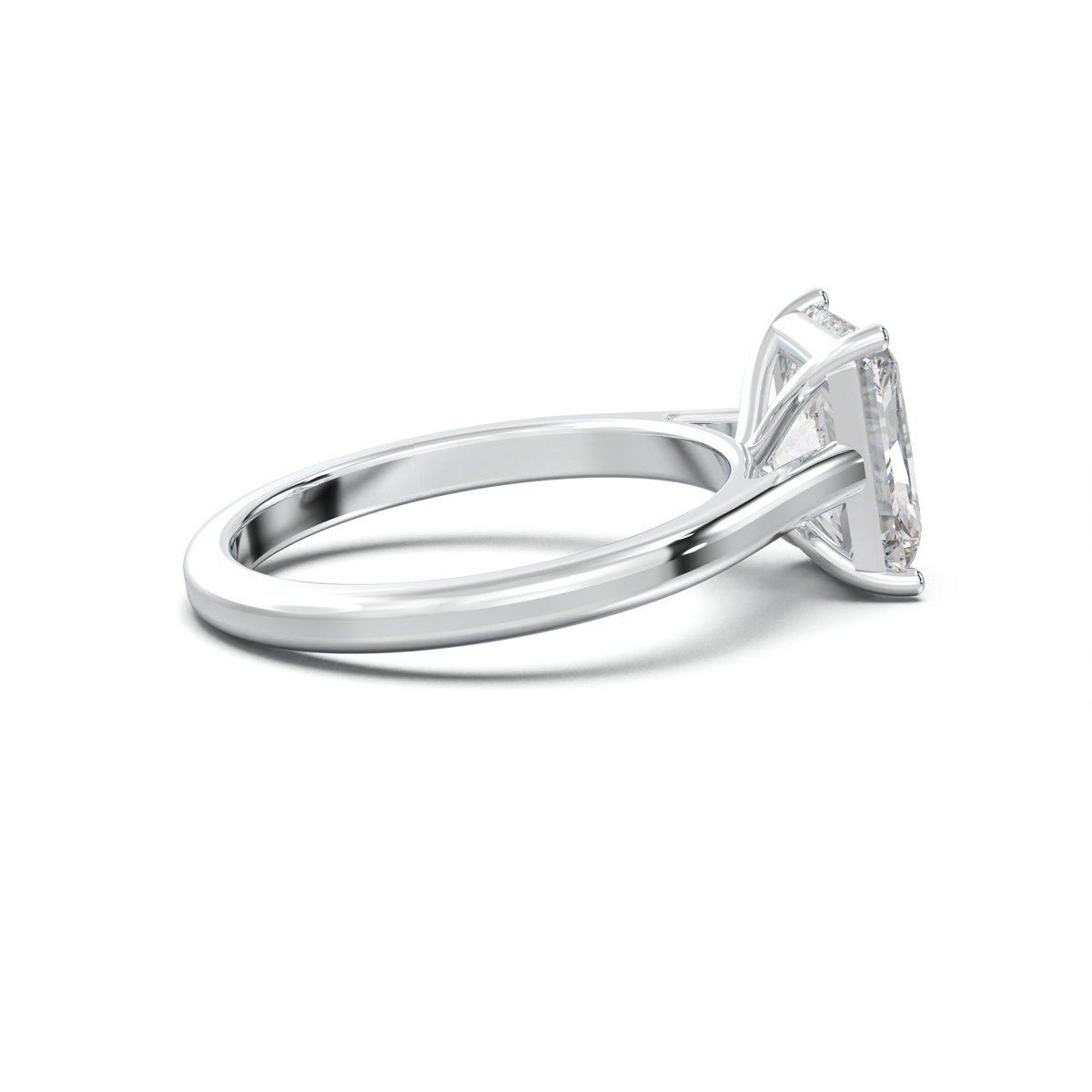 Radiant Solitaire Engagement Ring