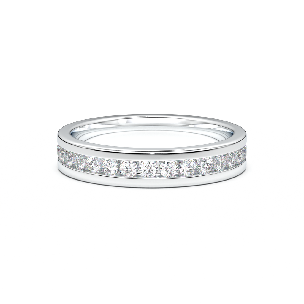 Channel-Set Diamond Men's Band