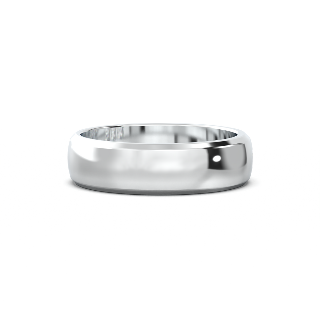 Three-Emerald Inlay Men's Band