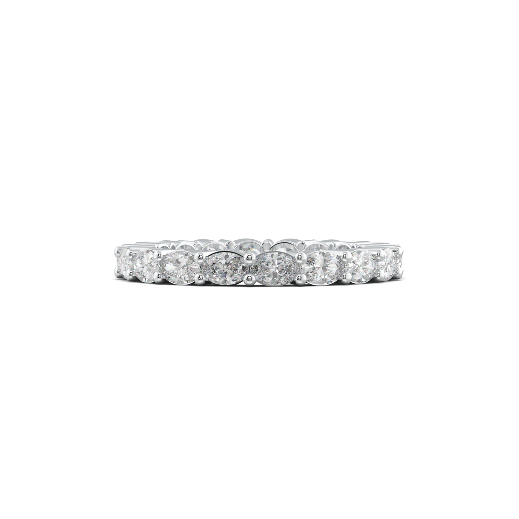 Oval Eternity Wedding Band