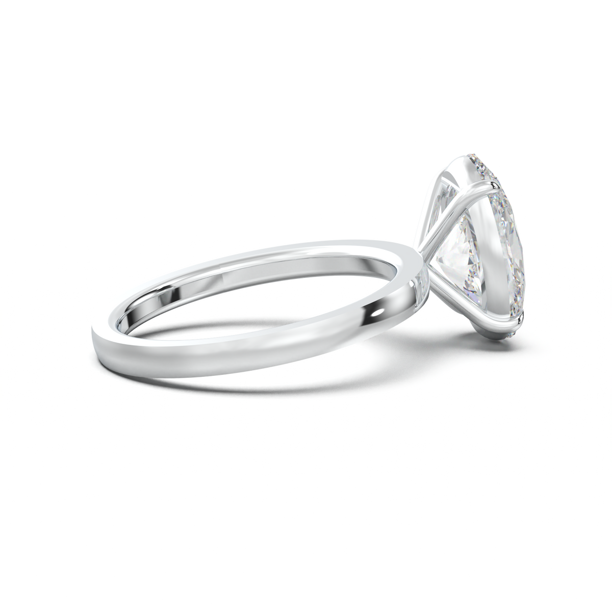 Oval Solitaire Engagement Ring