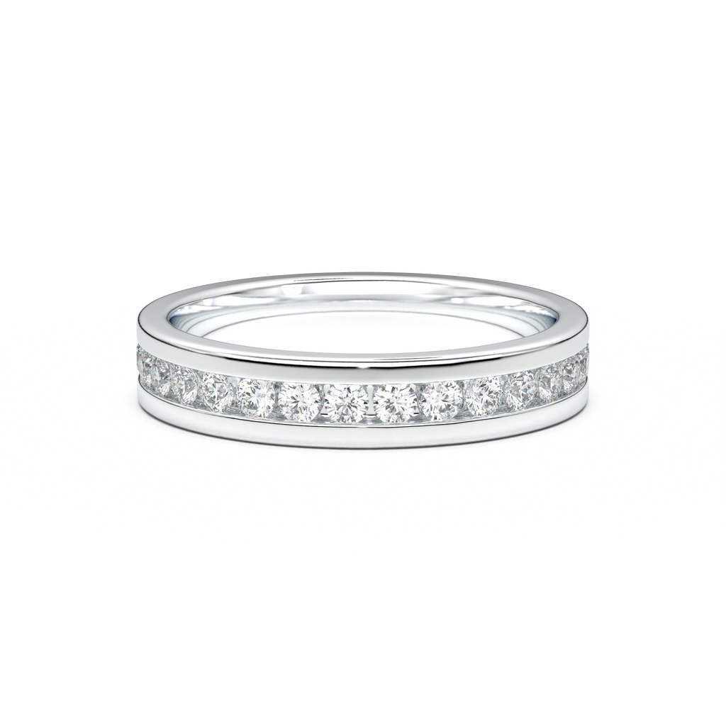 Channel-Set Diamond Men's Band