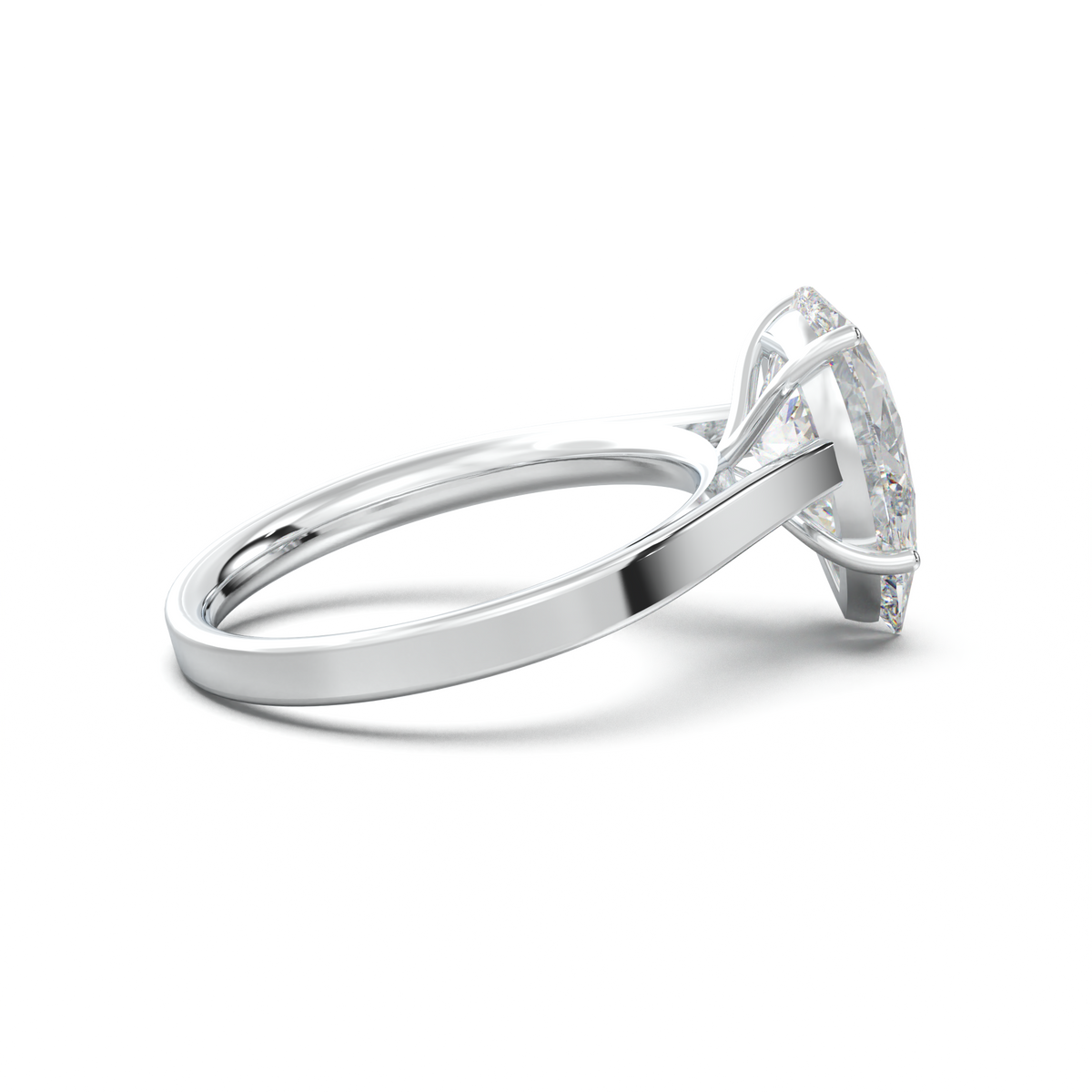 Pear Solitaire Engagement Ring