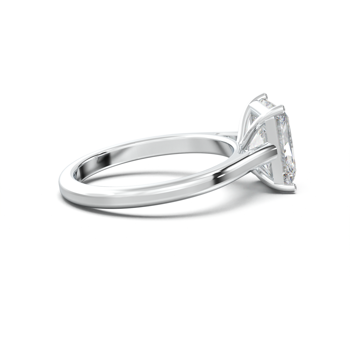 Radiant Solitaire Engagement Ring