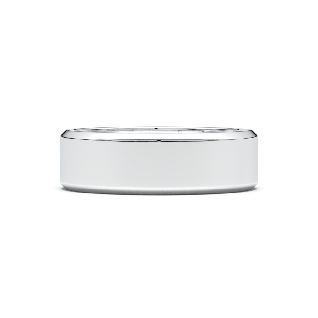 Flush-Set Round Men's Band