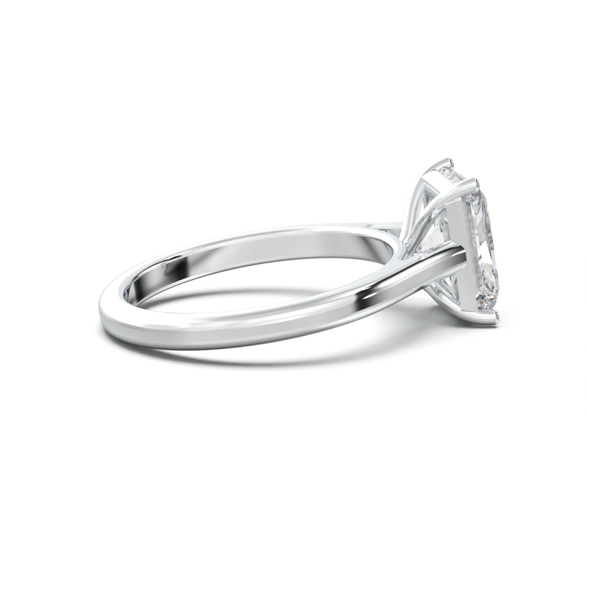 Radiant Solitaire Engagement Ring