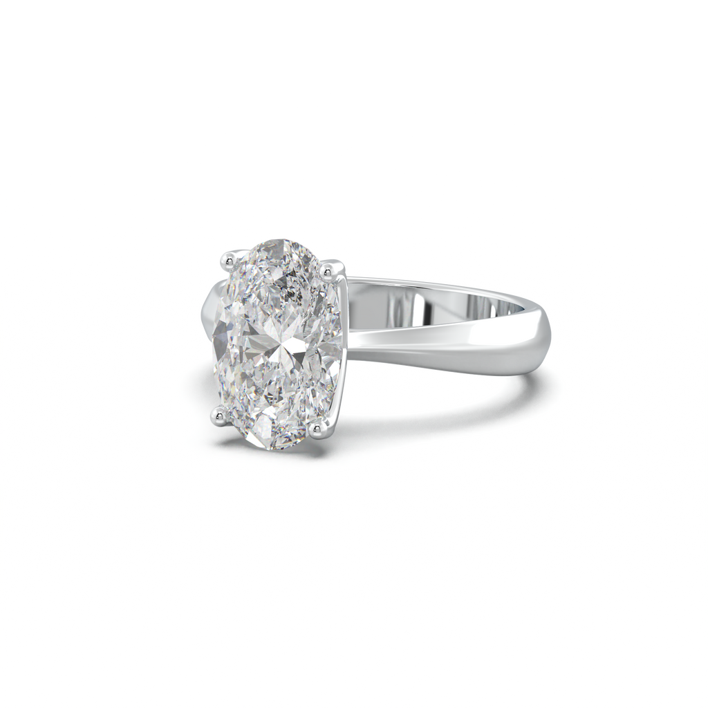 Oval Solitaire Engagement Ring