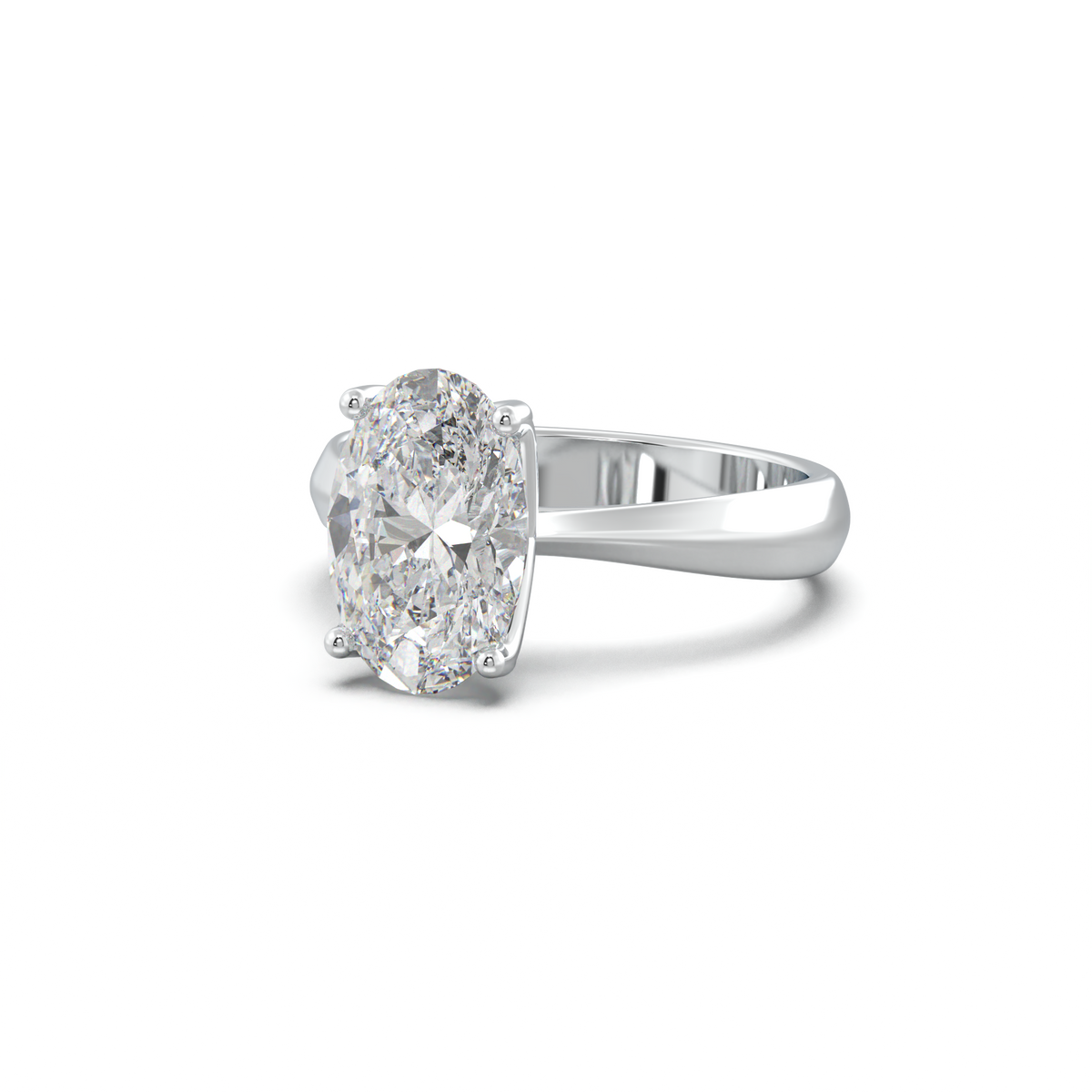 Oval Solitaire Engagement Ring